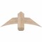 Ekena Millwork Bellingham Smooth Timber Gable Bracket, Douglas Fir, 36"W x 13"H x 3 1/2"D x 5 1/2"F, 9/12 Pitch GBW036X13X0406BEL00SDF - alternate 1